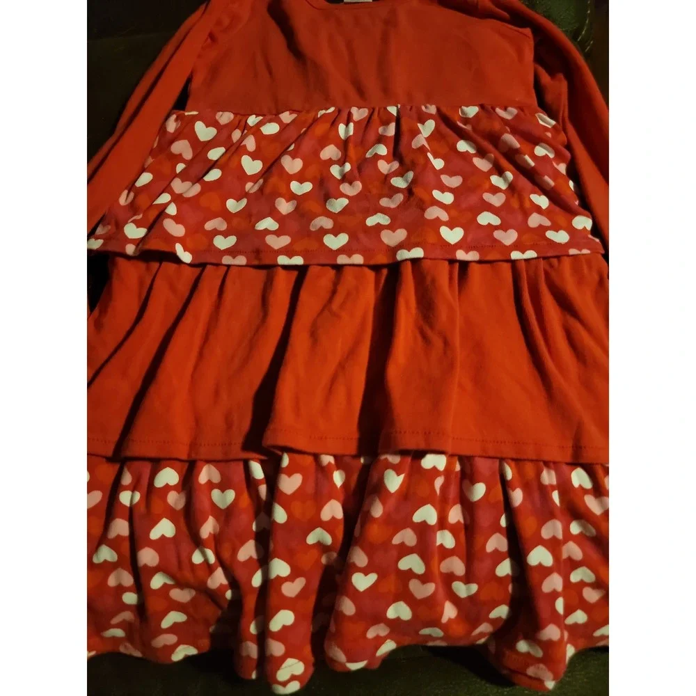 Gymboree valentine's‎ day tiered heart dress size 7